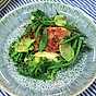 Panerad torsk med dijonmajonnäs och gröna grönsaker