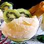 Päronsorbet med kiwi