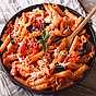 Pasta penne alla caponata