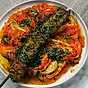 Persisk ratatouille med dressing