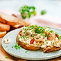 Räkmacka med chiliräkor