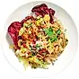 Räksallad med chilidressing