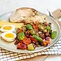 Ratatouille i ugn med bröd
