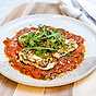 Ricottaplättar med tomatsås