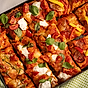 Romersk pizza i långpanna