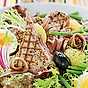 Salade nicoise med grillad tonfisk