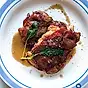 Saltimbocca alla romana med mandelpotatis