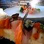 Sashimi och Chirashi sushi