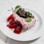 Semifreddo med bär och choklad