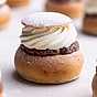 Semla med rostad mandelmassa