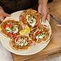 Smashed gyros med tzatziki