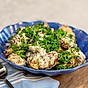 Smashed potatissallad med krämig dressing