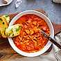 Snabb och krämig tomatsoppa med pasta NY