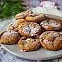 Snabba pepparkakscookies med skumtomtar