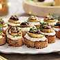Snittar med vispad burrata