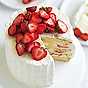 Sommartårta med jordgubbar och lime