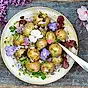 Somrig potatissallad med senapsdressing