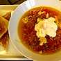 Soppa med lammfärs, blomkål och tomat