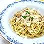 Spaghetti med citronkyckling och parmesan