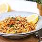 Spaghetti med morot- och timjansås