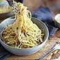 Spaghetti med vitlök och olivolja