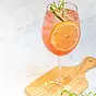Spritz med lingon och citron