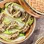 Svampgyoza med sojadipp