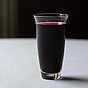 Svart vinbärsjuice med espresso