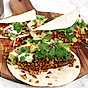 Tacos med refried beans och smörstekt majs