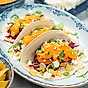 Tacos med sötpotatis, feta och picklad rödkål