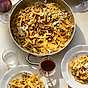 Tagliatelle med lammragu, rosmarin och fetaost