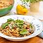 Tagliatelle med rödvinssås, svamp och örter