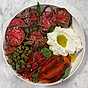 Tomatsallad med rostad paprika ny