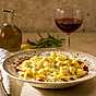 Tortellini bolognese med parmesankräm