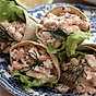 Tortillakoner med skagenröra