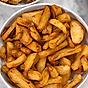 Trippeltillagad pommes frites med örtmajonnäs ny
