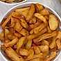 Trippeltillagad pommes frites med örtmajonnäs