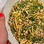 Vegetarisk pasta med kikärtor och basilika