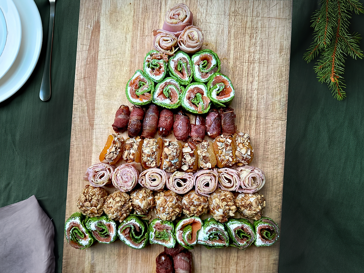5 julsnittar på bricka