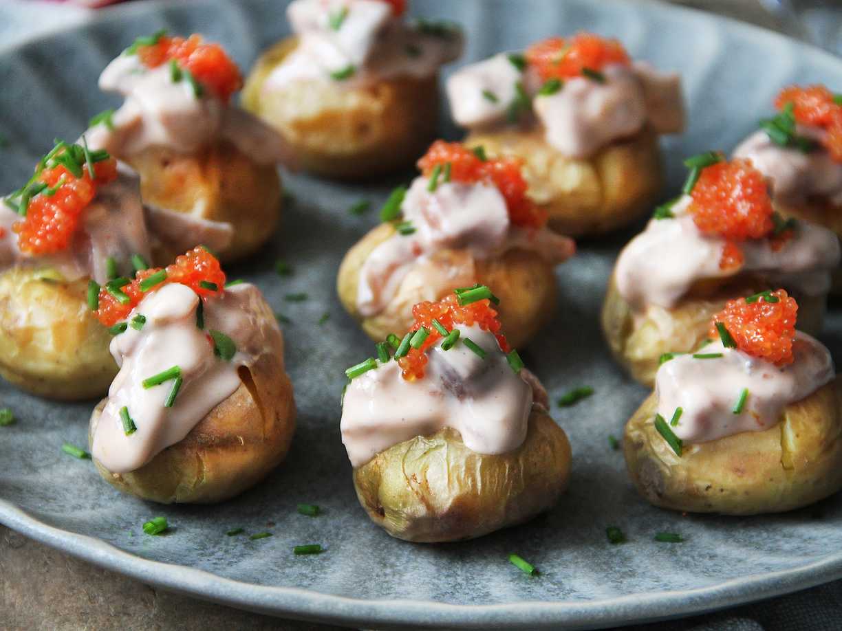 Minibakpotatis med chili aiolisill Köket.se