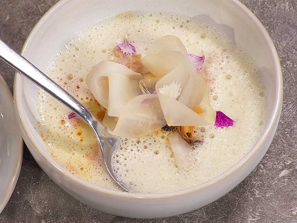 Abborre med musselsås