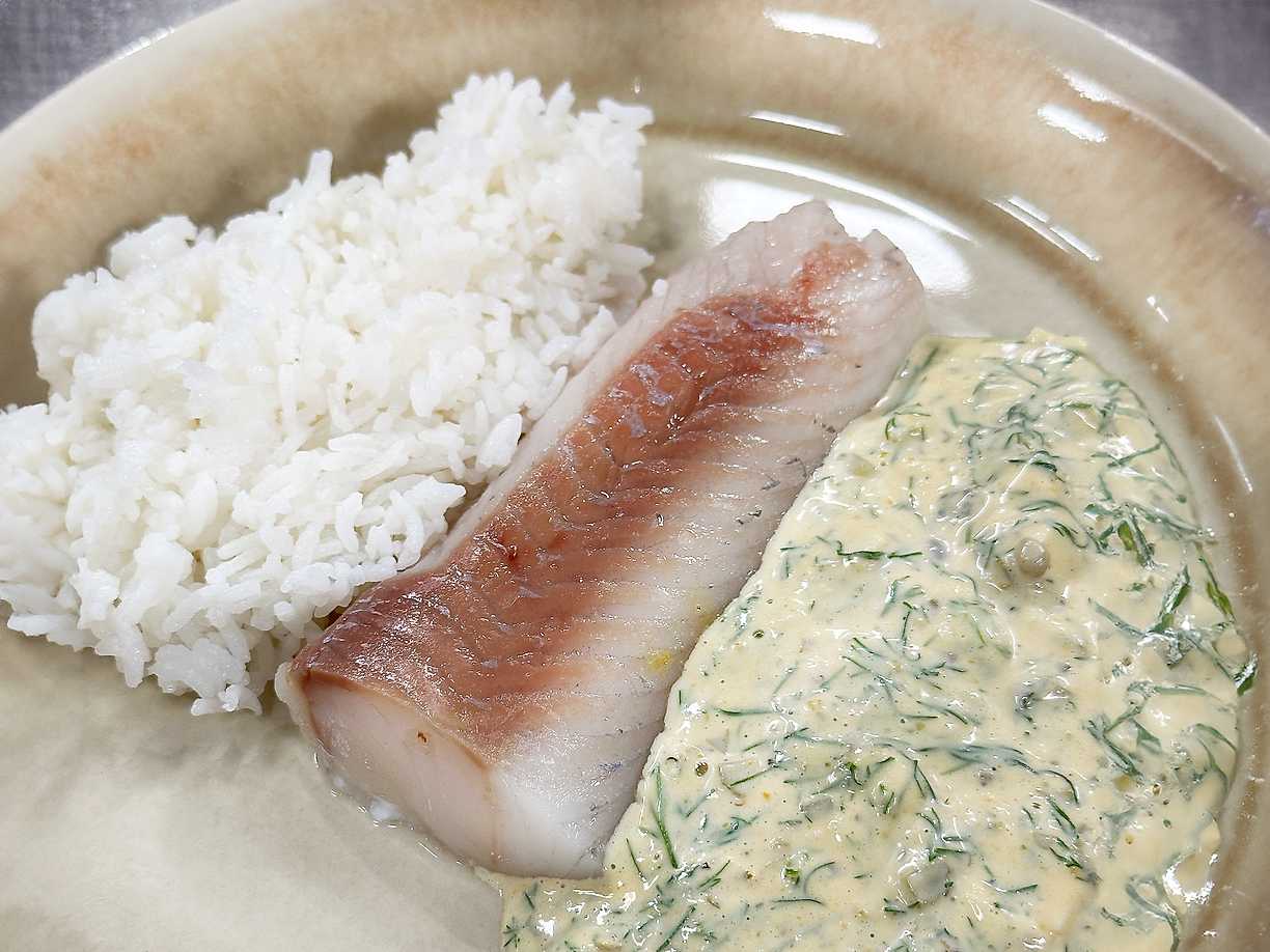 Ångad sej med äggsås