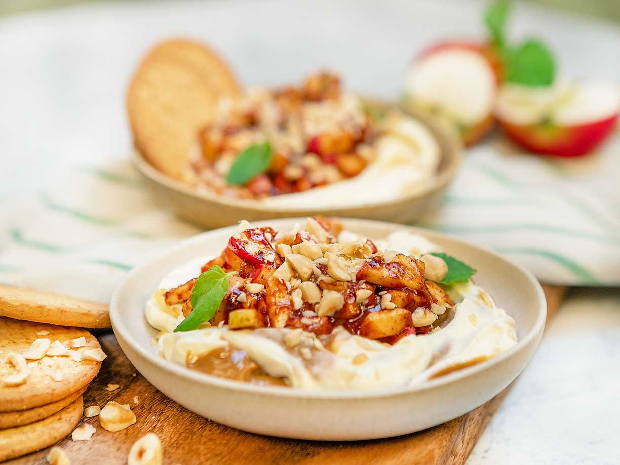 Äppelpajsdipp på 10 minuter