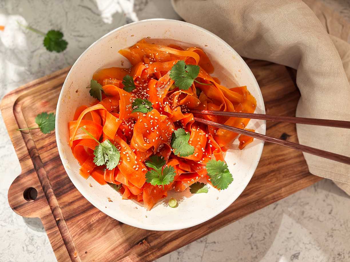 Asiatisk morotssallad