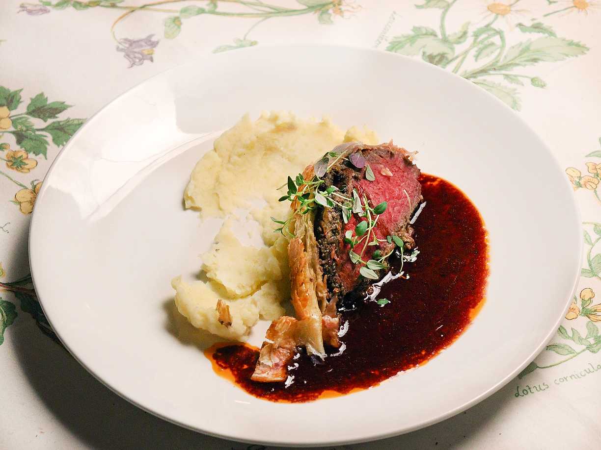 Biff Wellington med potatispuré