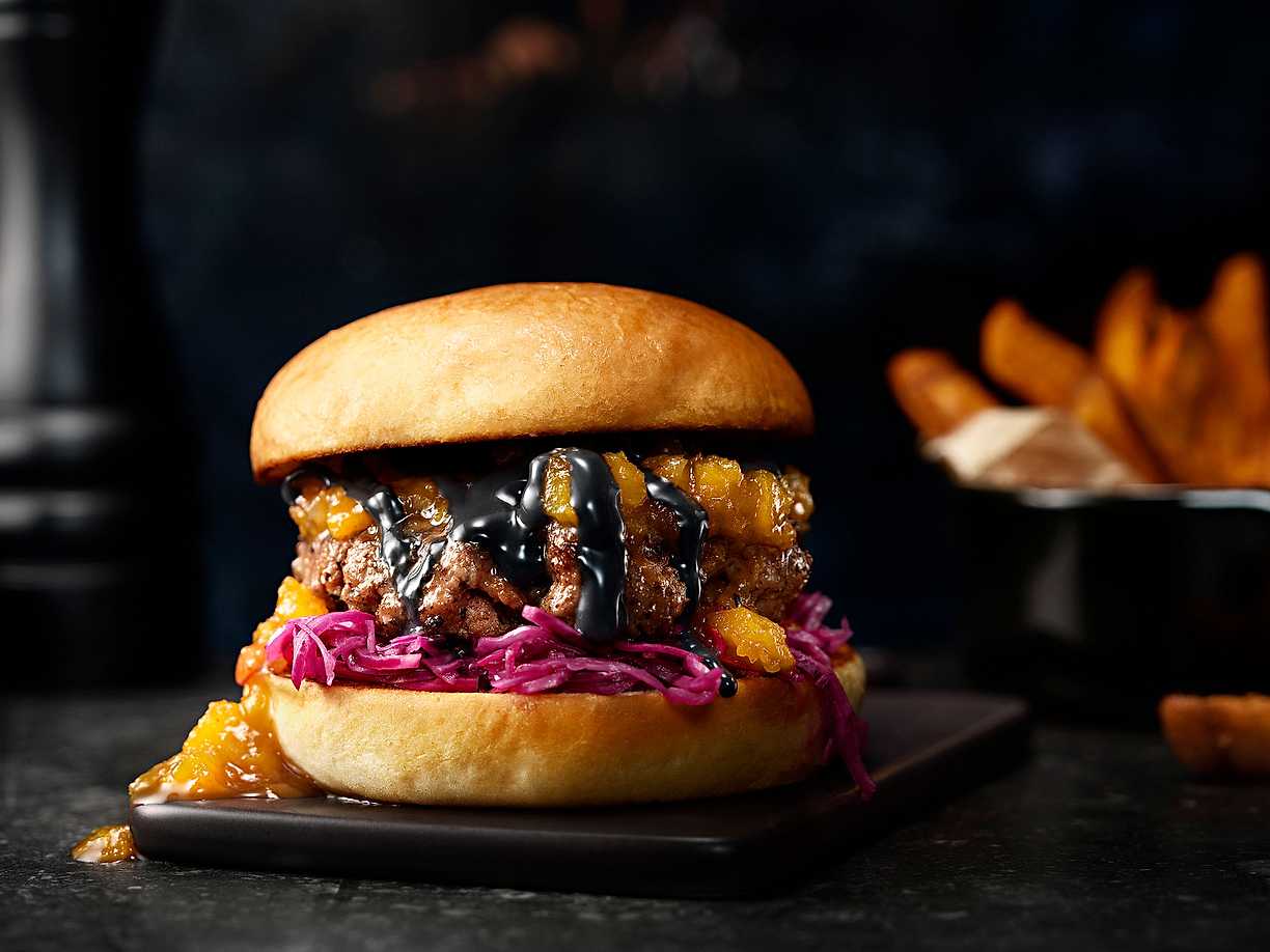 Black burger