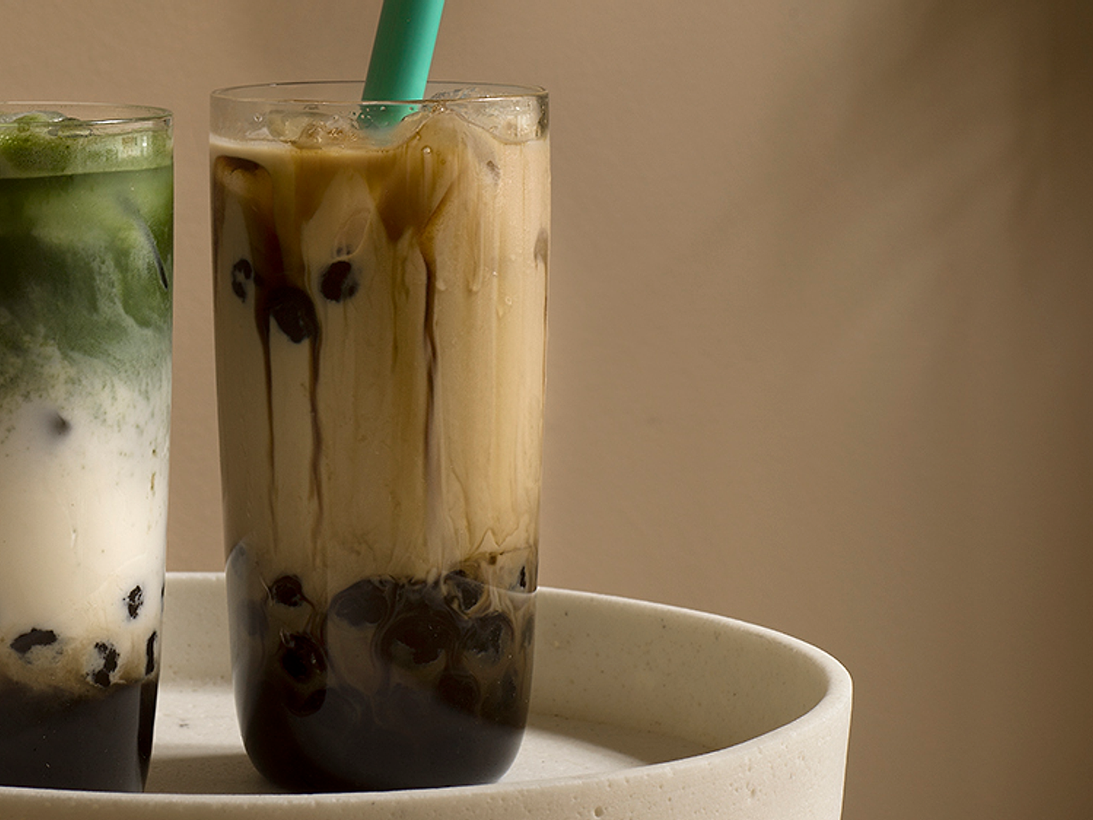 Black sugar boba tea Köket.se