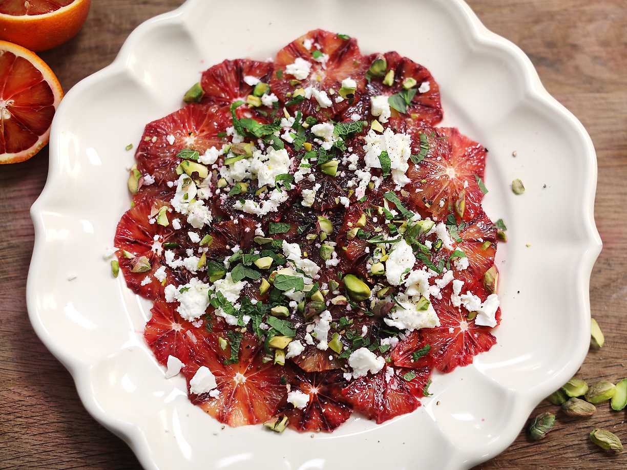Blodapelsincarpaccio