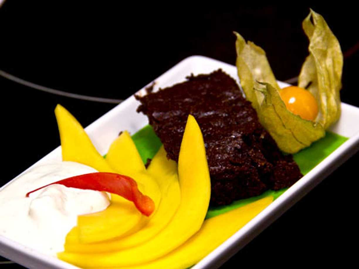 Brownie med en hint av chili