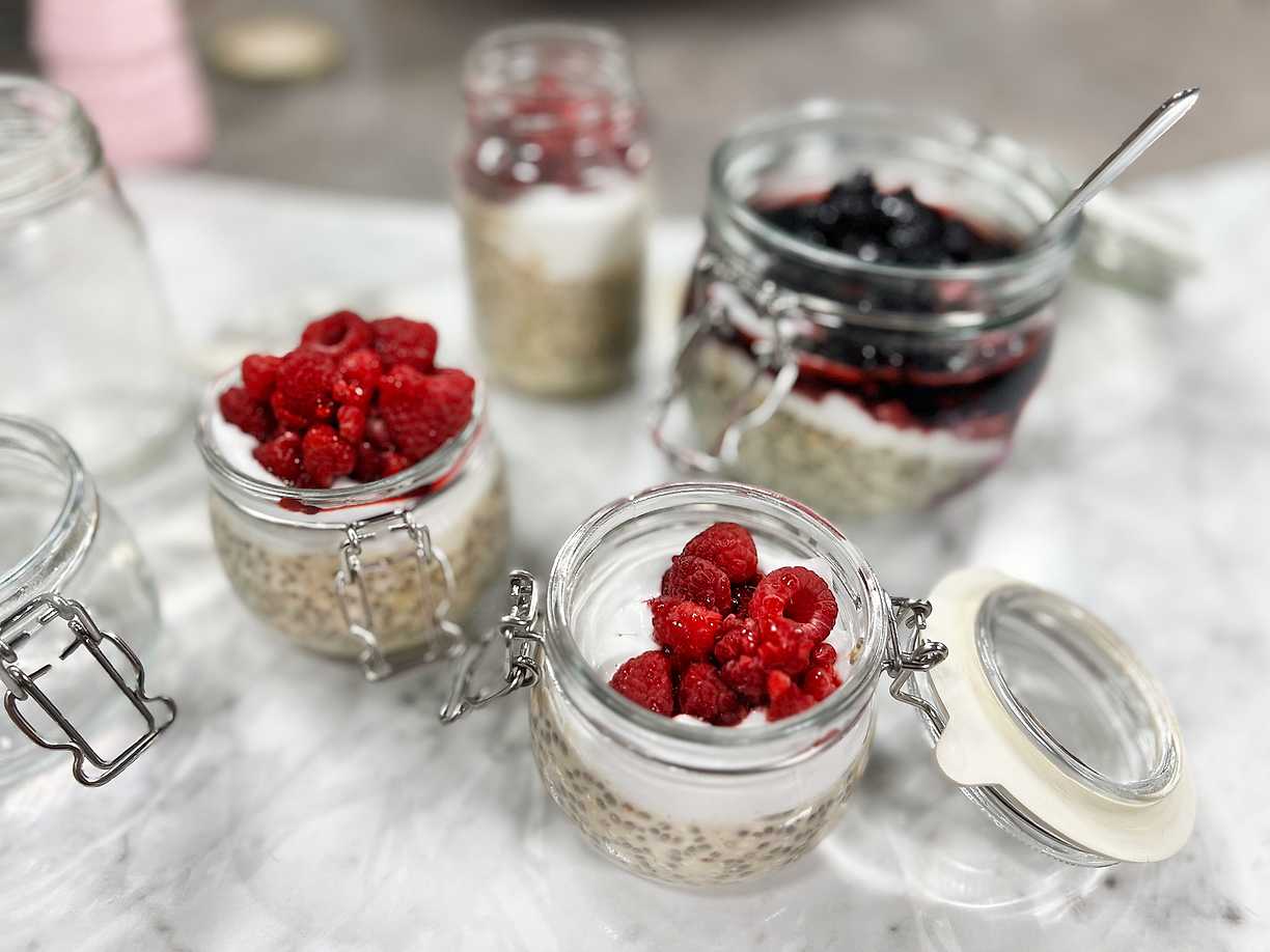 Chia- och havrepudding